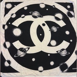 Chanel Planet CC Silk Scarf